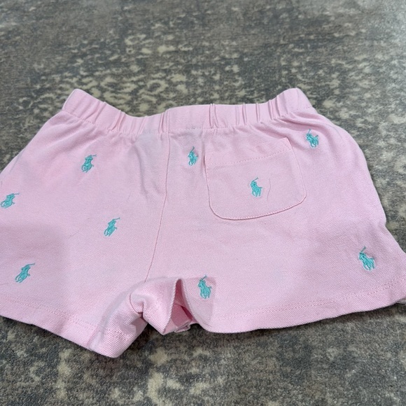 POLO RALPH LAUREN KIDS PINK AND AQUA SHORTS 6X - Picture 5 of 7